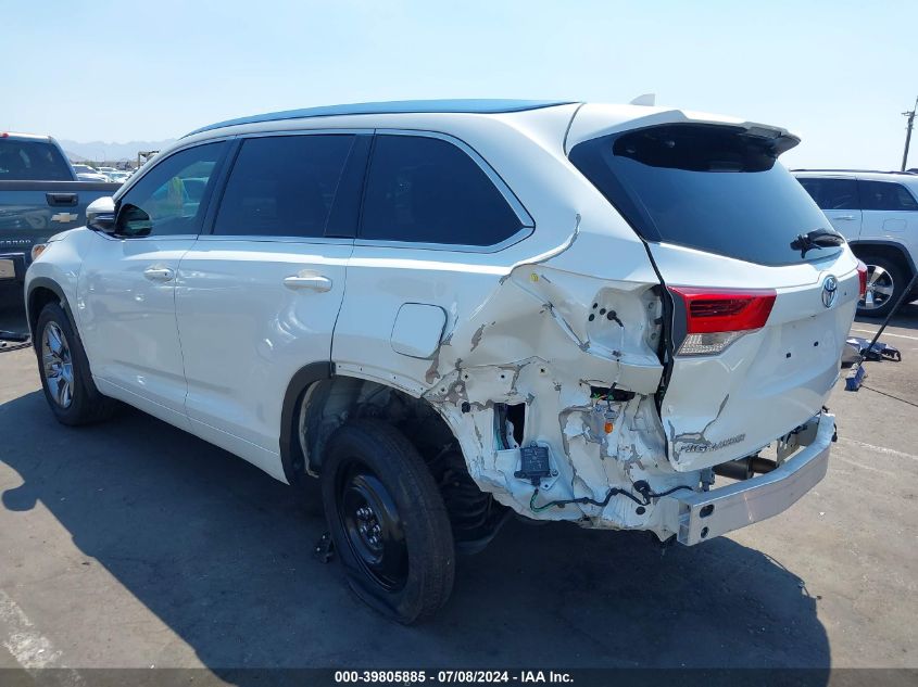 2018 Toyota Highlander Limited Platinum VIN: 5TDDZRFH3JS832035 Lot: 39805885