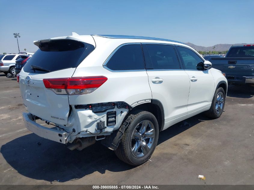 2018 Toyota Highlander Limited Platinum VIN: 5TDDZRFH3JS832035 Lot: 39805885