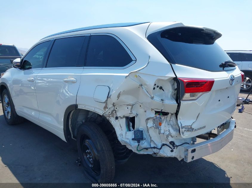 2018 Toyota Highlander Limited Platinum VIN: 5TDDZRFH3JS832035 Lot: 39805885