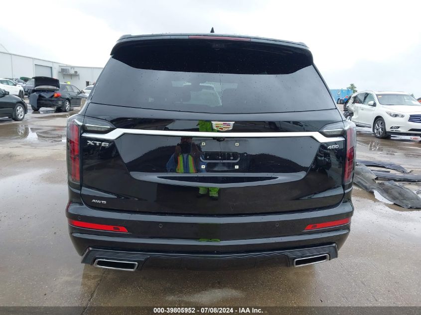 1GYKPGRS2NZ147399 2022 Cadillac Xt6 Awd Sport