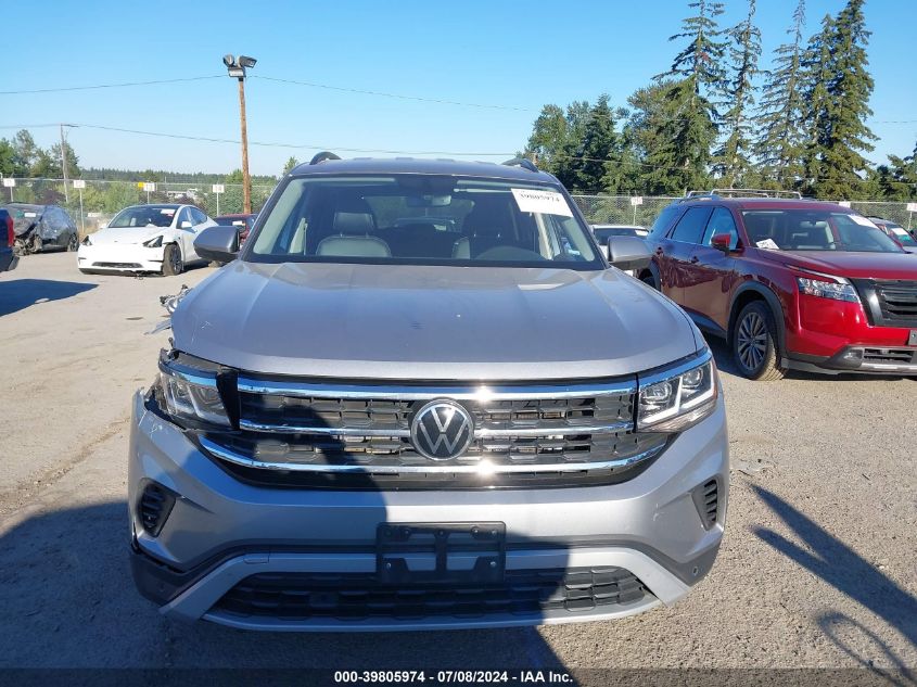 2021 Volkswagen Atlas Se VIN: 1V2HR2CA8MC575300 Lot: 39805974