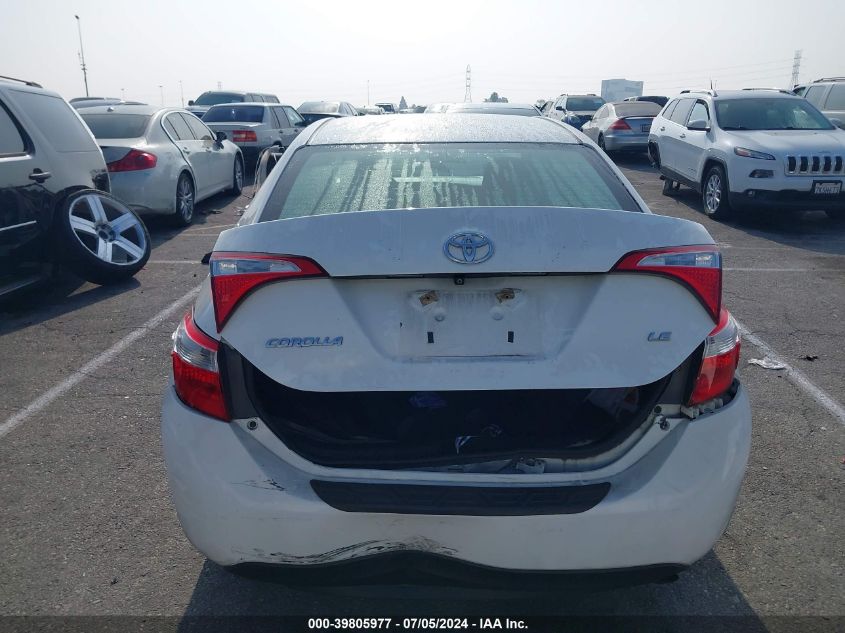 2014 Toyota Corolla Le Plus VIN: 5YFBURHE4EP067599 Lot: 39805977