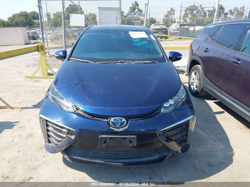 2016 Toyota Mirai VIN: JTDBVRBD6GA000751 Lot: 39805981