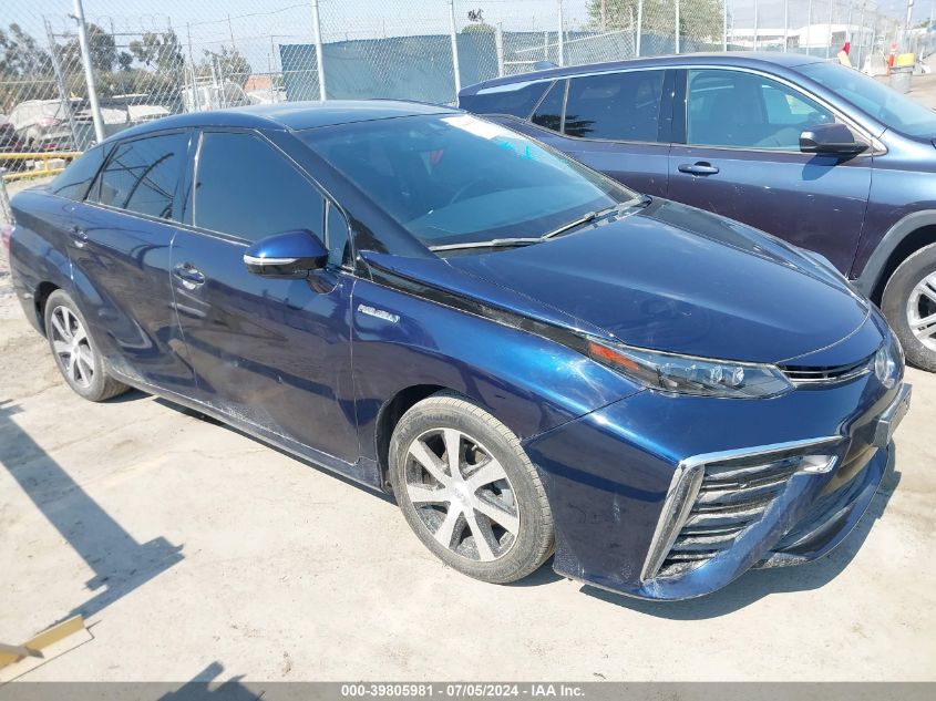2016 Toyota Mirai VIN: JTDBVRBD6GA000751 Lot: 39805981