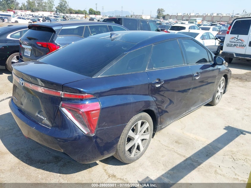 2016 Toyota Mirai VIN: JTDBVRBD6GA000751 Lot: 39805981