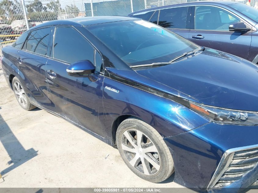 2016 Toyota Mirai VIN: JTDBVRBD6GA000751 Lot: 39805981