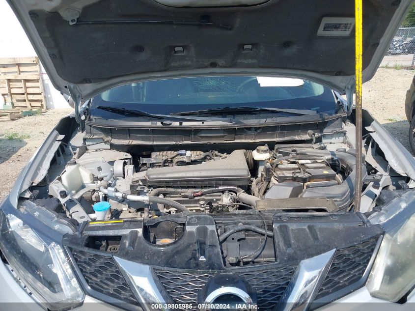 2014 Nissan Rogue Sl VIN: 5N1AT2MT0EC834413 Lot: 39805985