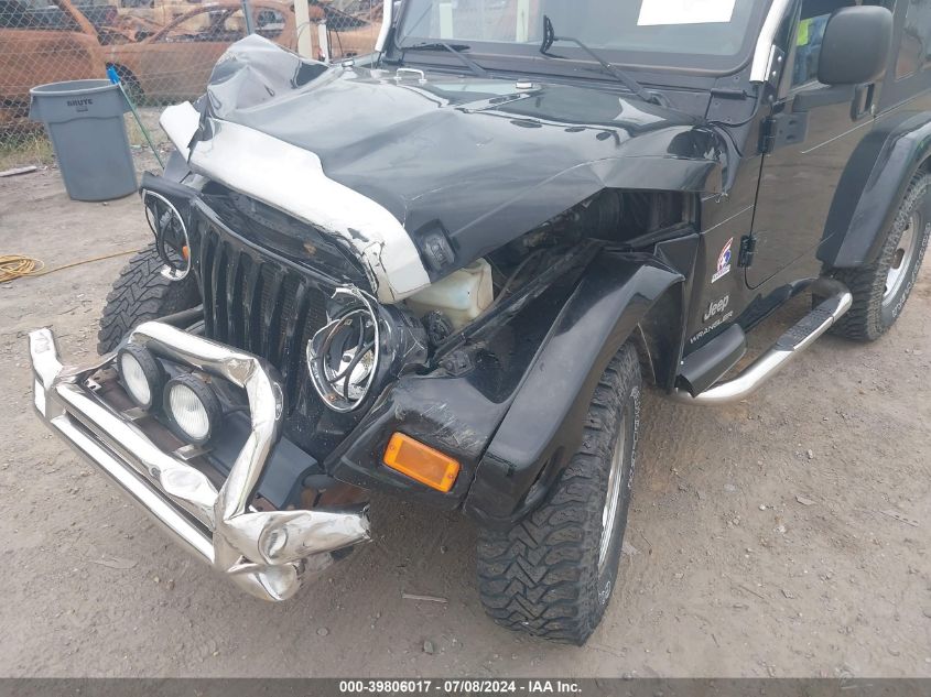 2003 Jeep Wrangler X VIN: 1J4FA39SX3P364784 Lot: 39806017