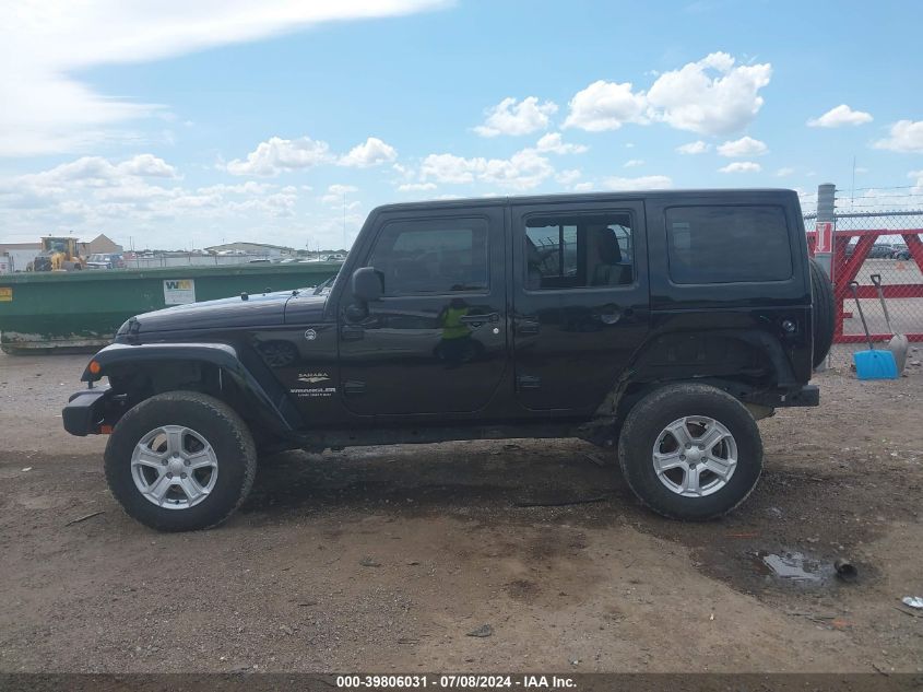 2013 Jeep Wrangler Unlimited Sahara VIN: 1C4BJWEGXDL685546 Lot: 39806031