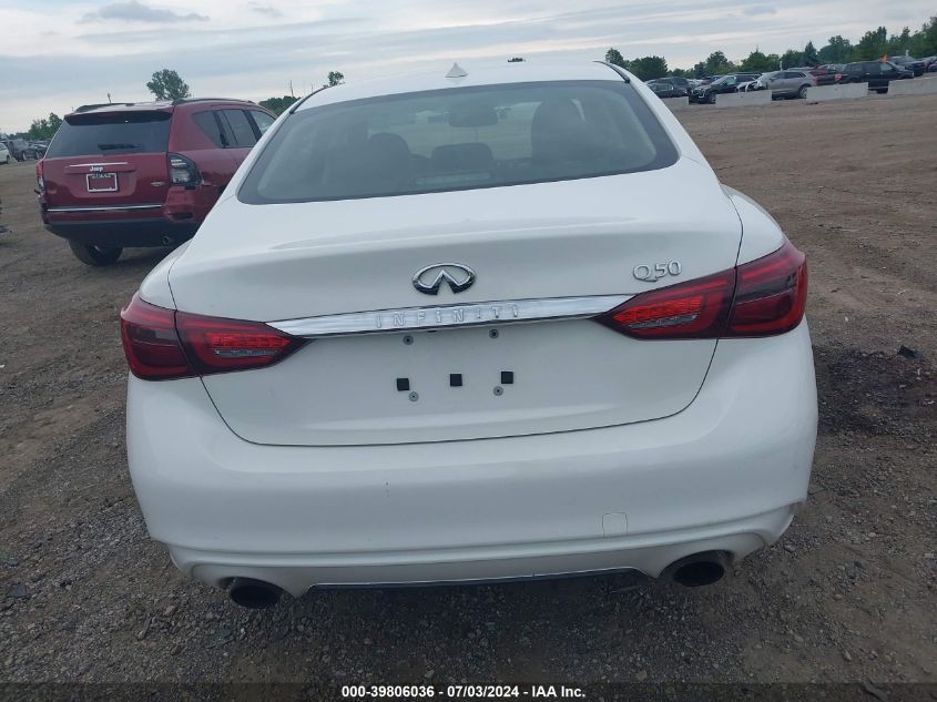 2018 Infiniti Q50 3.0T Luxe VIN: JN1EV7AP0JM356022 Lot: 39806036