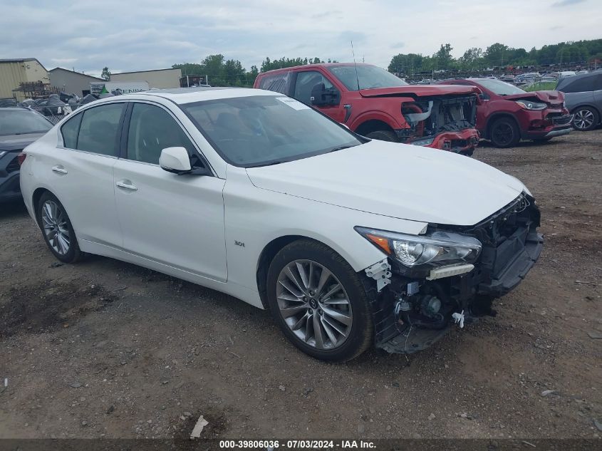 2018 Infiniti Q50 3.0T Luxe VIN: JN1EV7AP0JM356022 Lot: 39806036