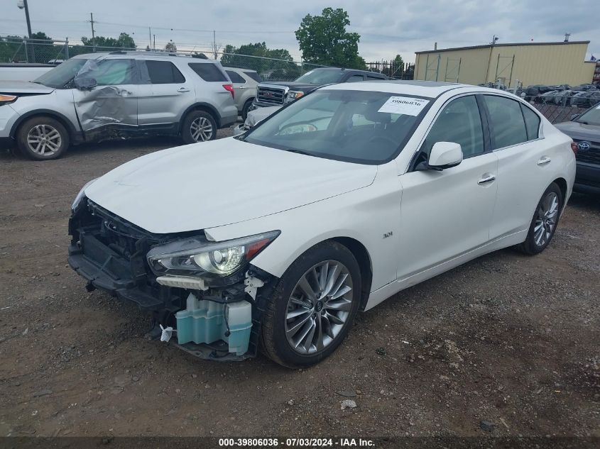 2018 Infiniti Q50 3.0T Luxe VIN: JN1EV7AP0JM356022 Lot: 39806036