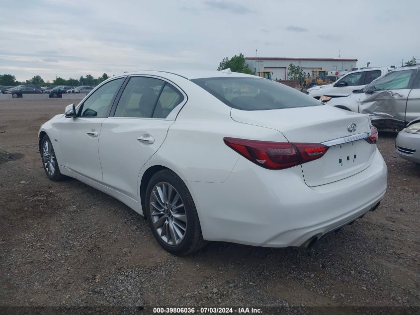 2018 Infiniti Q50 3.0T Luxe VIN: JN1EV7AP0JM356022 Lot: 39806036