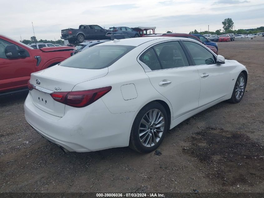 2018 Infiniti Q50 3.0T Luxe VIN: JN1EV7AP0JM356022 Lot: 39806036