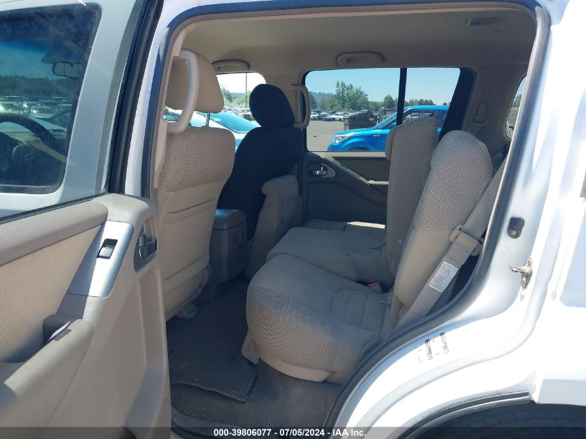 2008 Nissan Pathfinder S VIN: 5N1AR18BX8C658193 Lot: 39806077