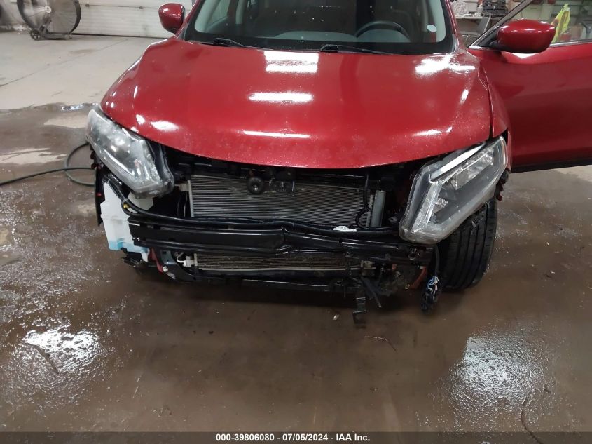 2016 Nissan Rogue S/Sl/Sv VIN: 5N1AT2MT1GC827635 Lot: 39806080
