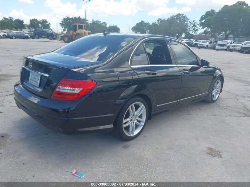 WDDGF4HB5DR241621 | 2013 MERCEDES-BENZ C 250