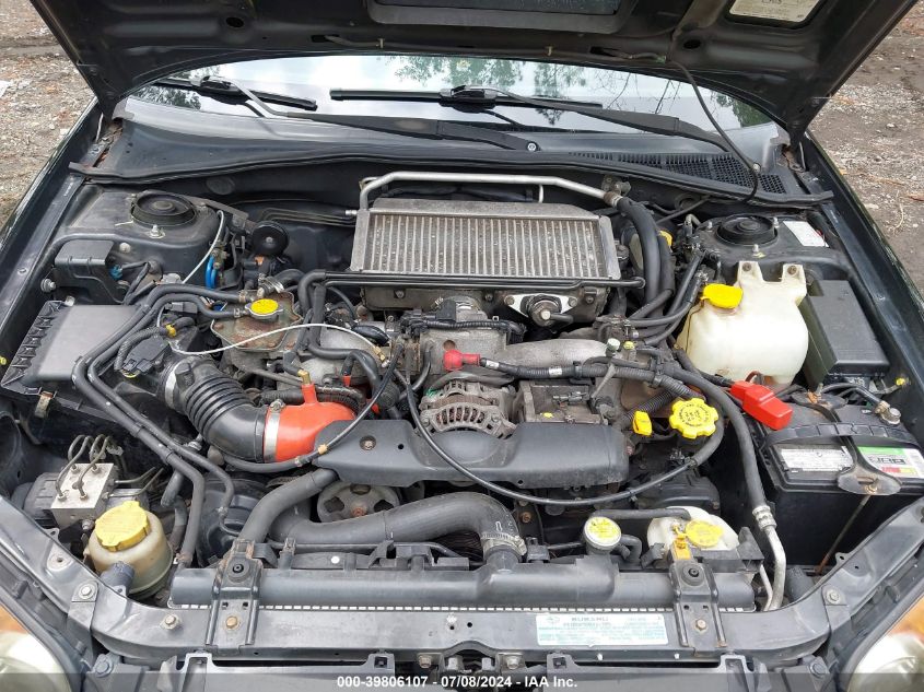 2004 Subaru Impreza Wrx VIN: JF1GD29634G504065 Lot: 39806107