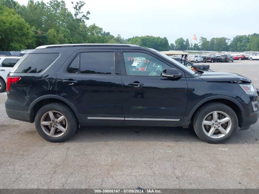 2017 Ford Explorer Xlt VIN: 1FM5K8D81HGC19742 Lot: 39806147