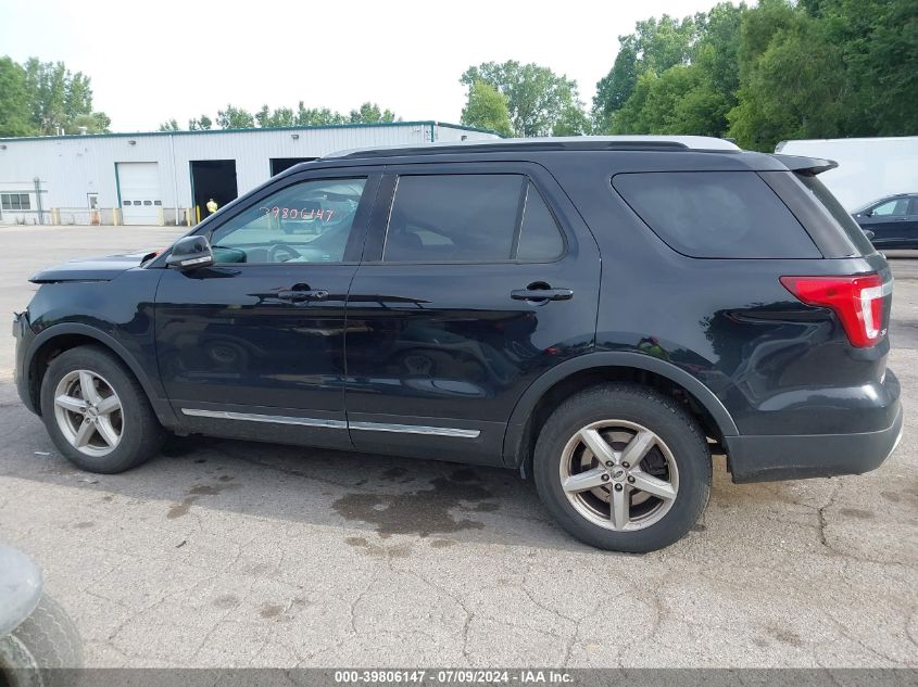 2017 Ford Explorer Xlt VIN: 1FM5K8D81HGC19742 Lot: 39806147