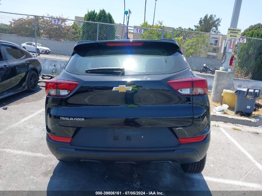 2023 Chevrolet Trailblazer Fwd Ls VIN: KL79MMS24PB173792 Lot: 39806161