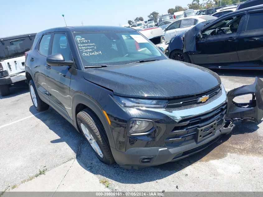 2023 Chevrolet Trailblazer Fwd Ls VIN: KL79MMS24PB173792 Lot: 39806161