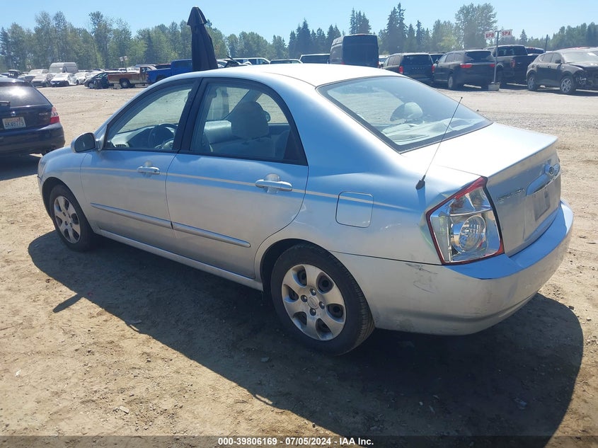 2006 Kia Spectra Ex/Lx/Sx VIN: KNAFE121265304091 Lot: 39806169