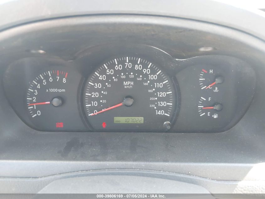 2006 Kia Spectra Ex/Lx/Sx VIN: KNAFE121265304091 Lot: 39806169