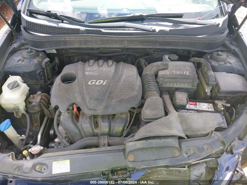 2011 Hyundai Sonata Gls VIN: 5NPEB4AC0BH168601 Lot: 39806182