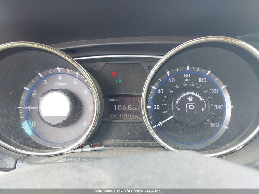 2011 Hyundai Sonata Gls VIN: 5NPEB4AC0BH168601 Lot: 39806182