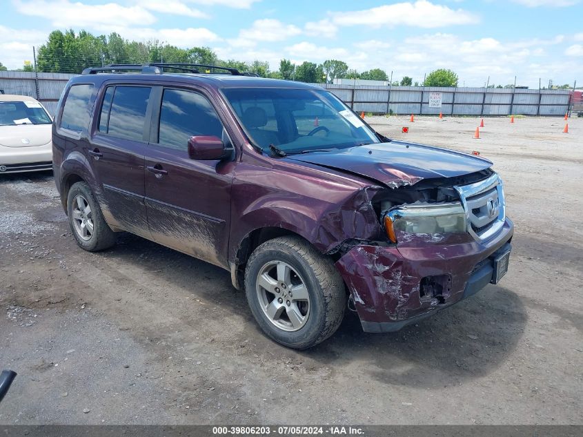 2009 Honda Pilot Ex-L VIN: 5FNYF38649B017295 Lot: 39806203