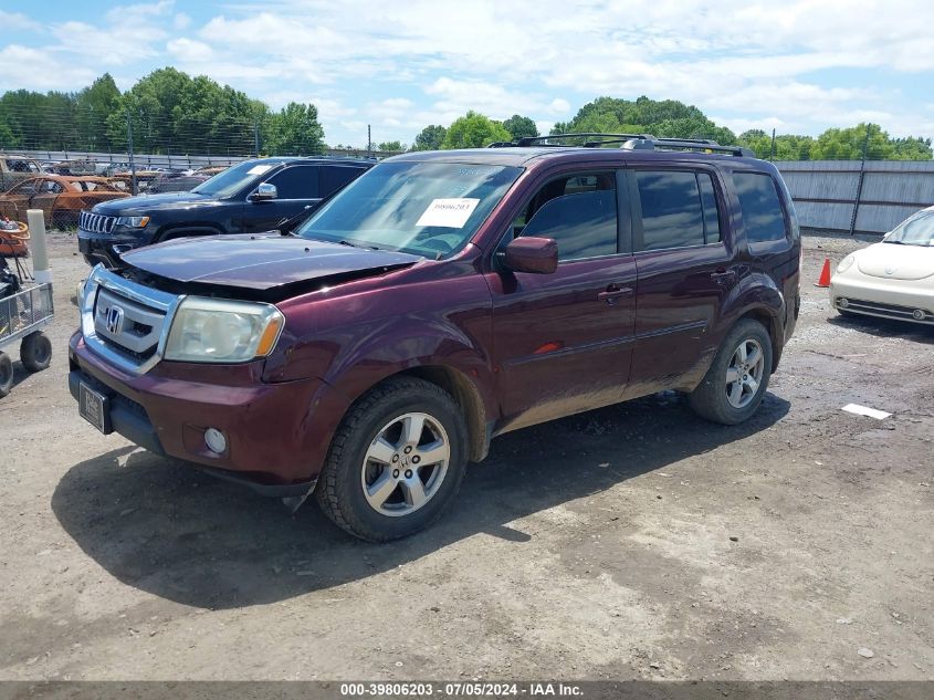 2009 Honda Pilot Ex-L VIN: 5FNYF38649B017295 Lot: 39806203