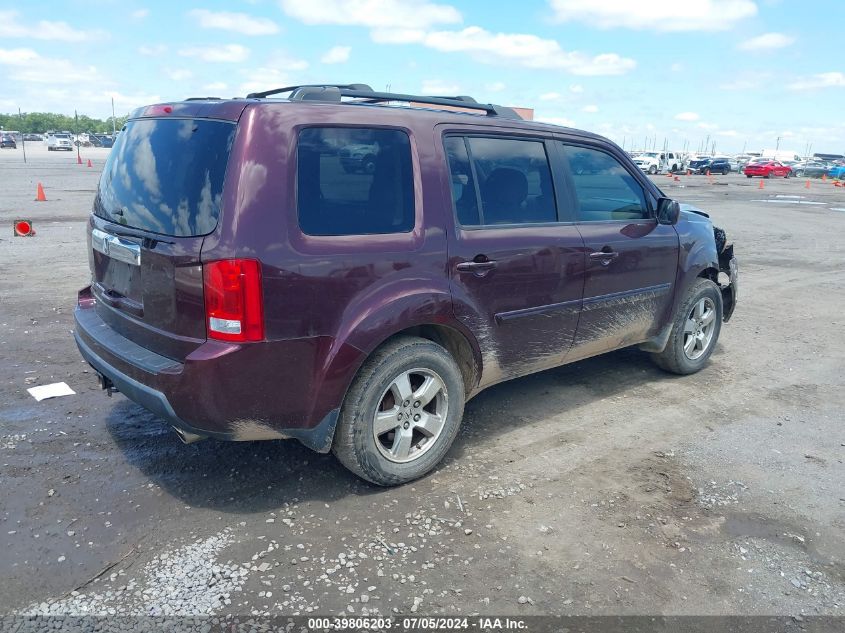 2009 Honda Pilot Ex-L VIN: 5FNYF38649B017295 Lot: 39806203