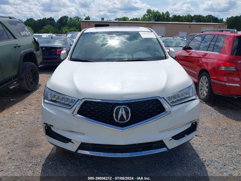 2019 Acura Mdx Technology VIN: 5J8YD3H55KL010244 Lot: 39806212