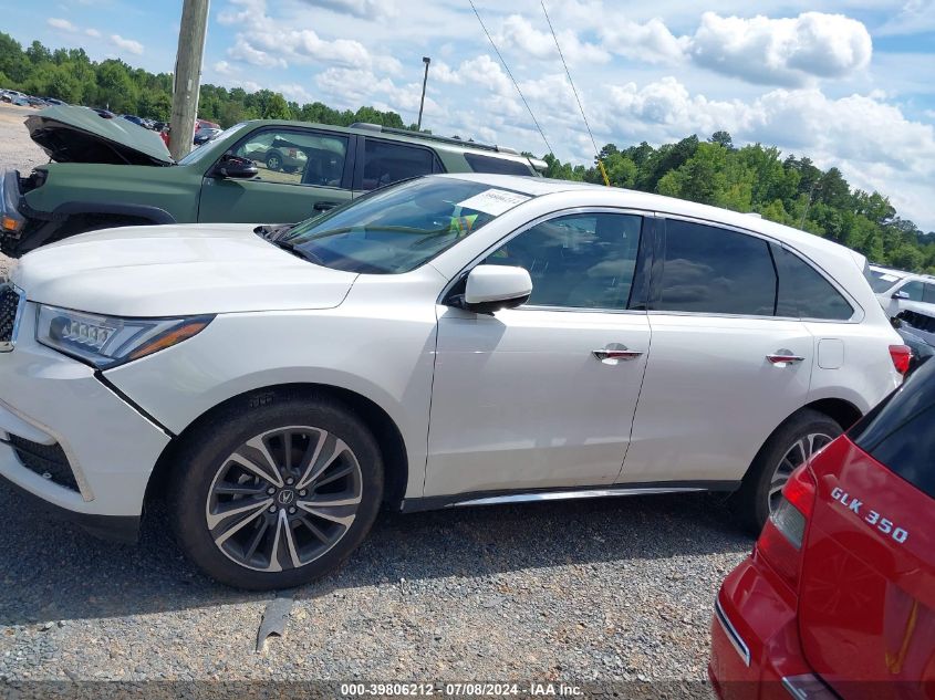 2019 Acura Mdx Technology VIN: 5J8YD3H55KL010244 Lot: 39806212