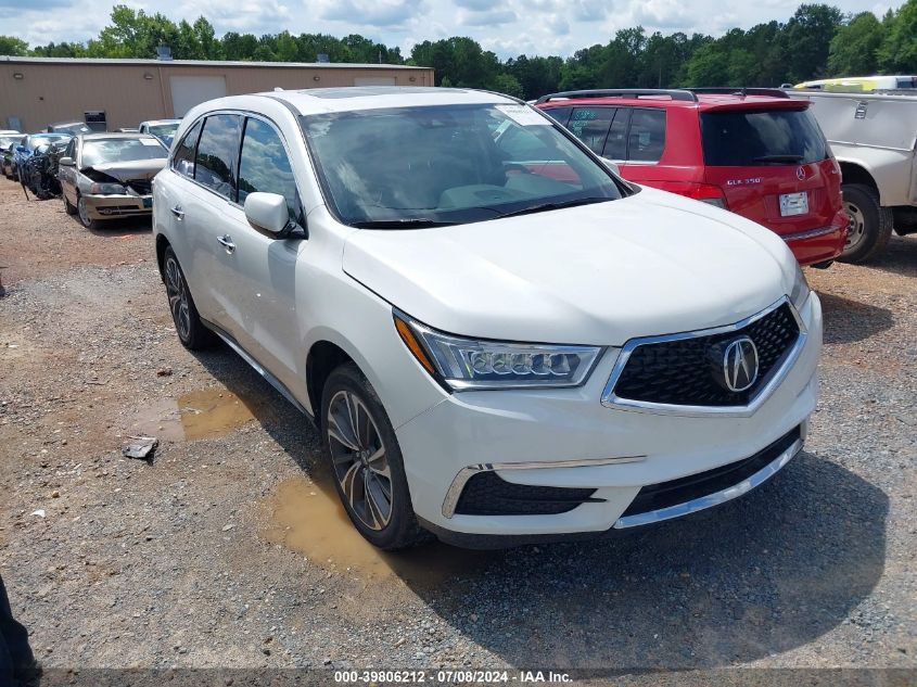 2019 Acura Mdx Technology VIN: 5J8YD3H55KL010244 Lot: 39806212