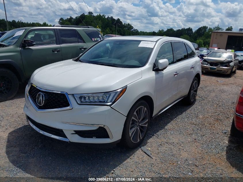 2019 Acura Mdx Technology VIN: 5J8YD3H55KL010244 Lot: 39806212