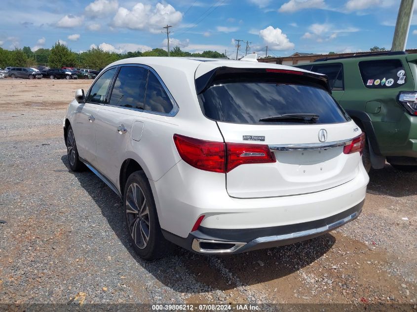 2019 Acura Mdx Technology VIN: 5J8YD3H55KL010244 Lot: 39806212