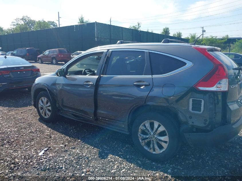 2013 Honda Cr-V Exl VIN: 2HKRM4H74DH632366 Lot: 39806214