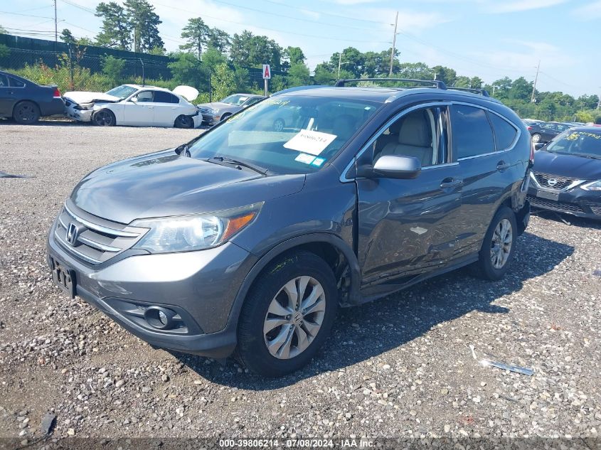 2013 Honda Cr-V Exl VIN: 2HKRM4H74DH632366 Lot: 39806214