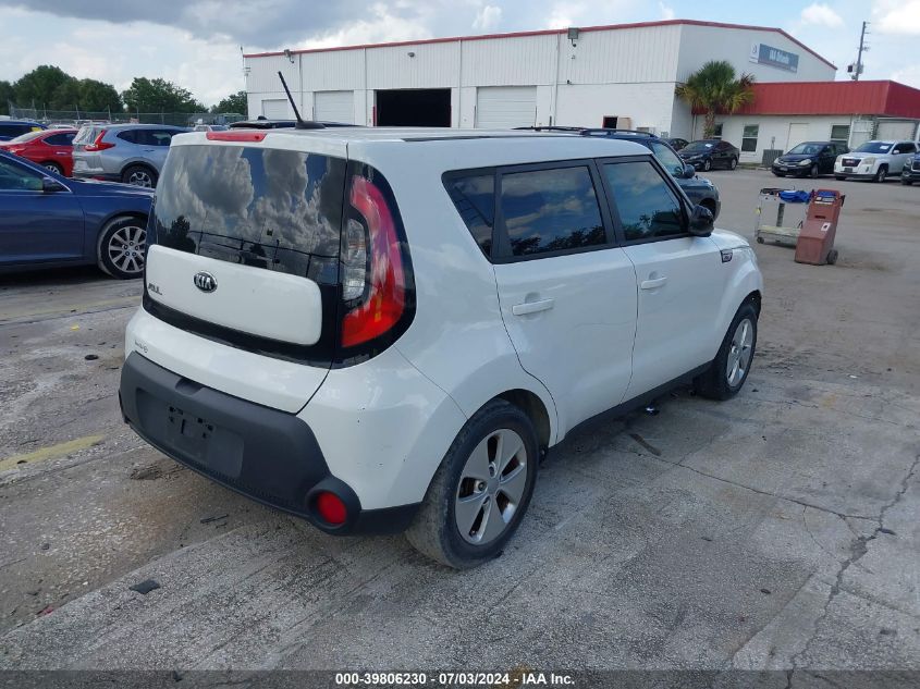 2016 Kia Soul VIN: KNDJN2A22G7265814 Lot: 39806230