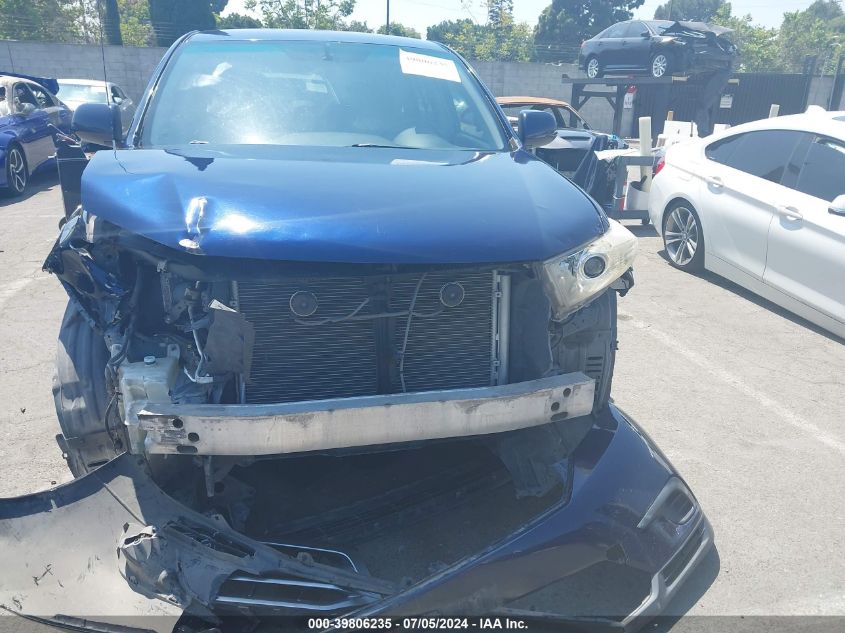 2012 Toyota Highlander VIN: 5TDZA3EH4CS020869 Lot: 39806235