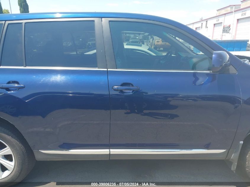 2012 Toyota Highlander VIN: 5TDZA3EH4CS020869 Lot: 39806235