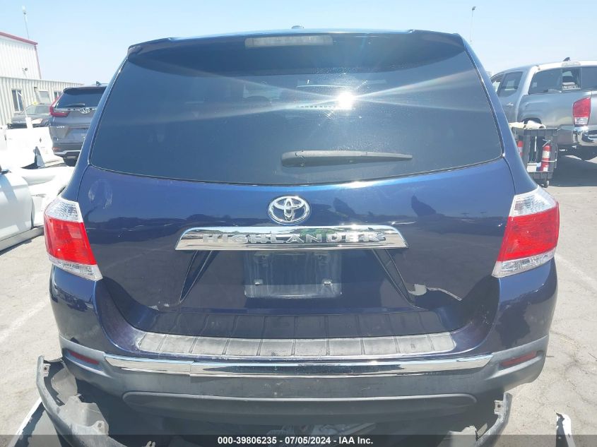 2012 Toyota Highlander VIN: 5TDZA3EH4CS020869 Lot: 39806235