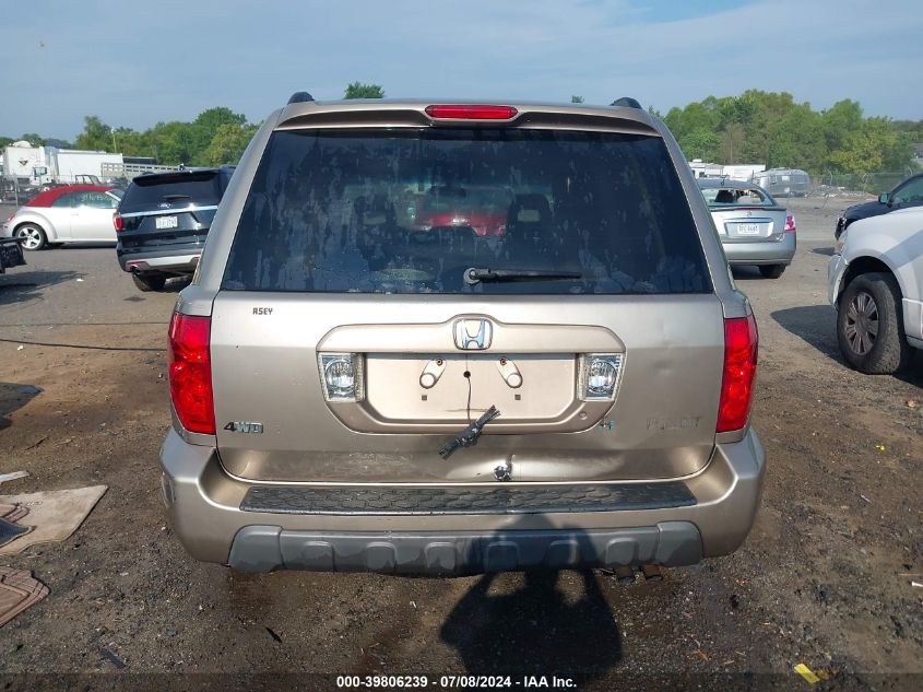 2004 Honda Pilot Ex-L VIN: 2HKYF18564H507243 Lot: 39806239