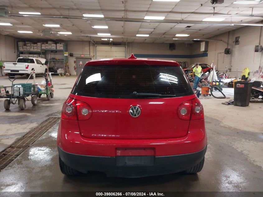 2007 Volkswagen Rabbit 2-Door VIN: WVWAS71K57W053906 Lot: 39806266