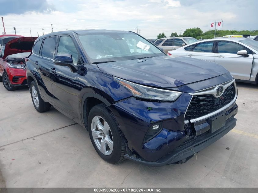 5TDZZRAH9MS516432 2021 TOYOTA HIGHLANDER - Image 1