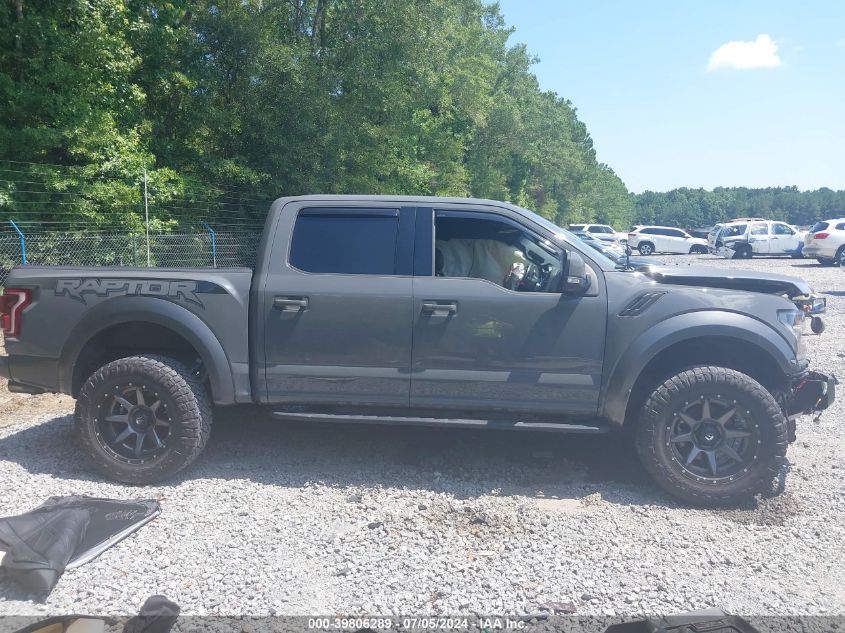 2018 Ford F-150 Raptor VIN: 1FTFW1RG3JFD36075 Lot: 39806289