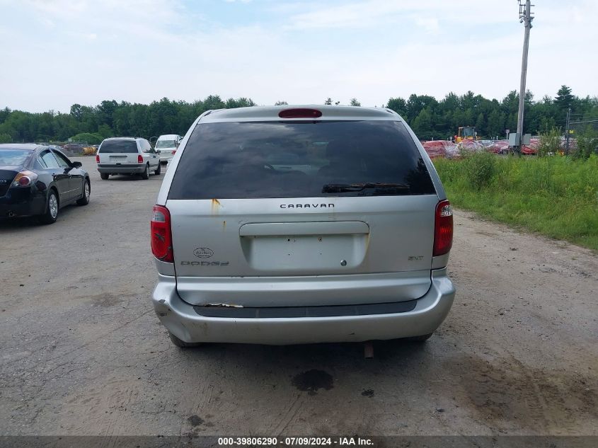2006 Dodge Caravan Sxt VIN: 1D4GP45R46B512482 Lot: 39806290