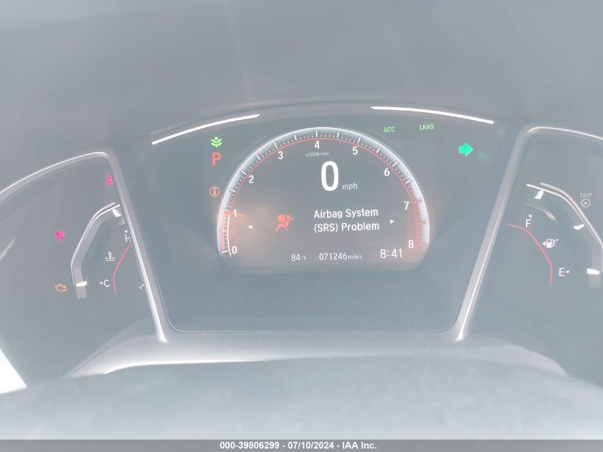 2019 Honda Civic Sport VIN: 2HGFC4B82KH300358 Lot: 39806299